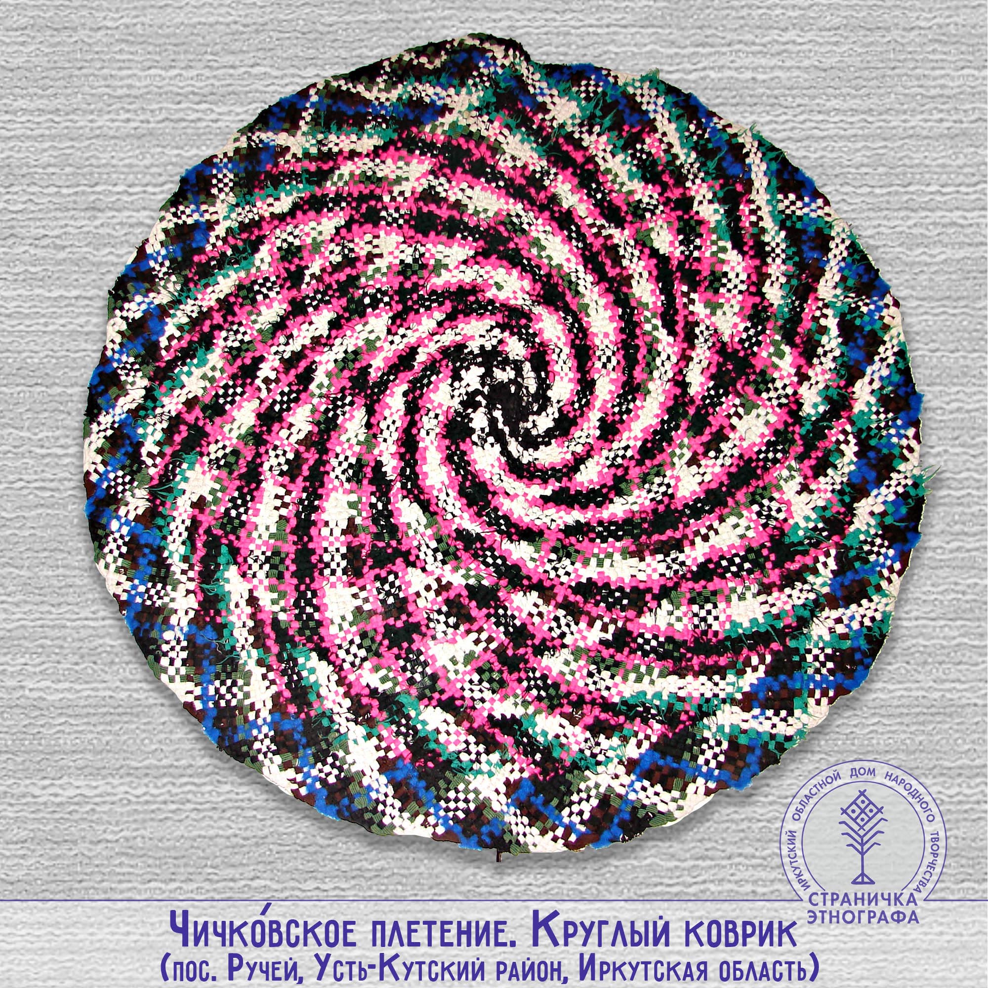 Плетение декоративного коврика (+фото)